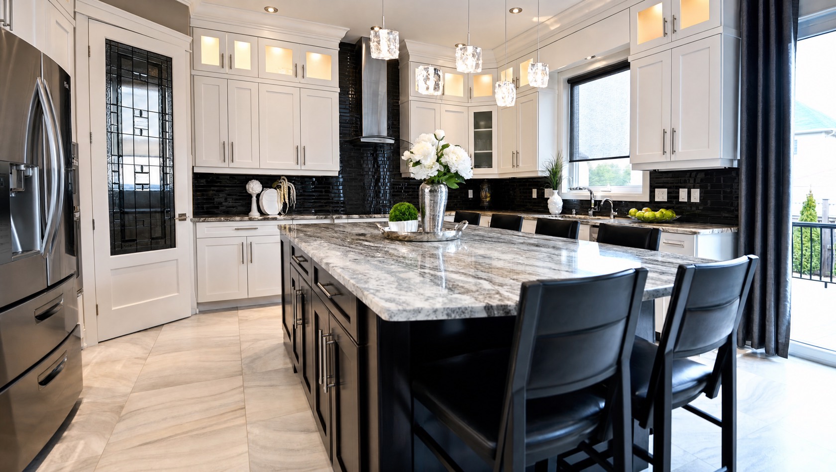 Kitchen after renovation by Top Notch Homes